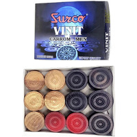 Surco Vinit Wooden Carrom Coins Set