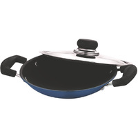 Tabakh Appachetty Non Stick Appam Pan with Steel Lid, 215mm