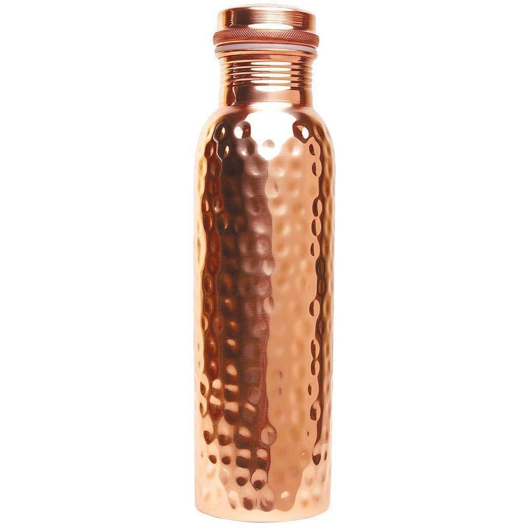 Pure Copper Water Bottle 32oz Leak Proof 