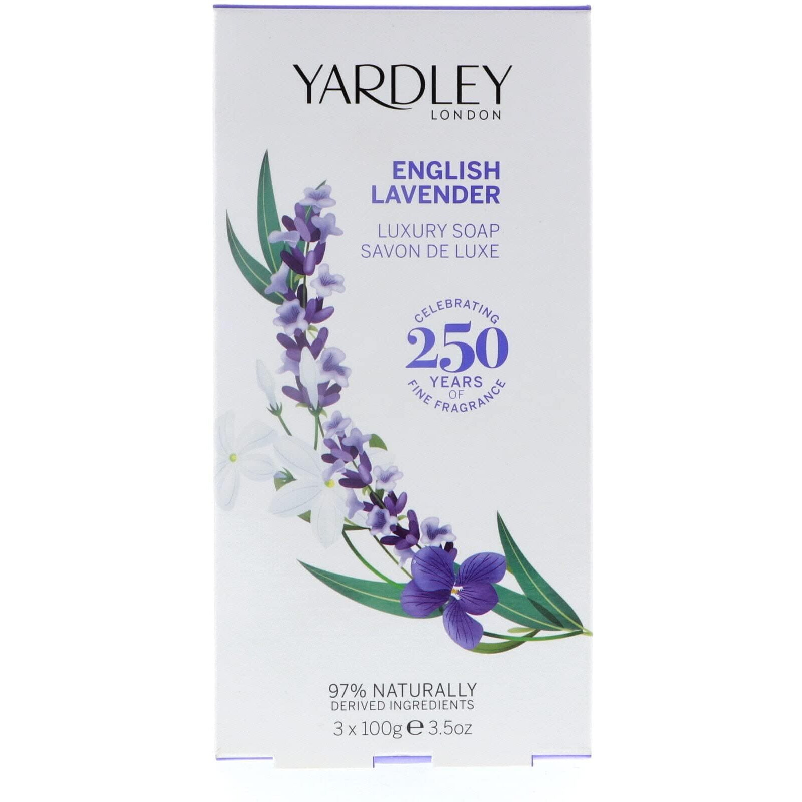 Yardley London Value Pack Luxury Soap 3x100g English Lavender