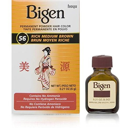 Bigen Powder Hair Color- Rich Medium Brown 6 gms