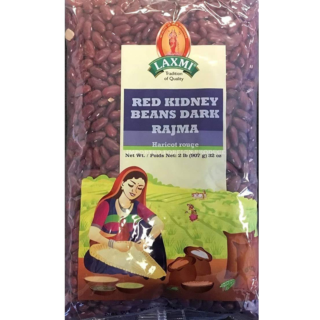 Laxmi Red Kidney Beans Rajma Dark 2 lbs