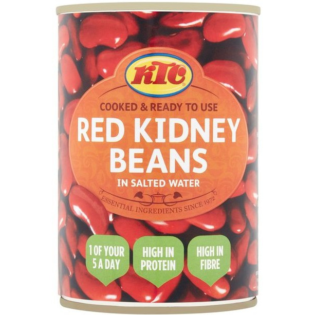 Ktc Red Kidney Beans Cooked & Ready To Eat 400 gms