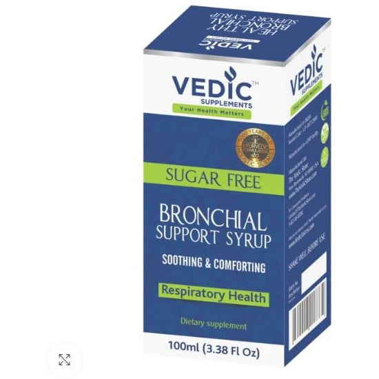 Vedic Sugar Free Bronchial Syrup 3.38 oz