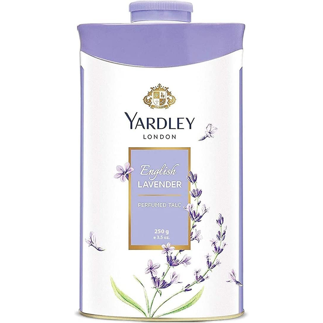 Yardley London Fresh Floral Fragrance Locked in a Fine & Silky Perfumed Talcum Poder (Yardley London English Lavender, Pack of 1 250Gram)