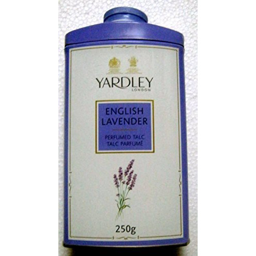 Yardley London English LavenderPerfumed Talc Talcum Poder - 250 g. 8.8 oz, Deodorizing Talc by Yardley