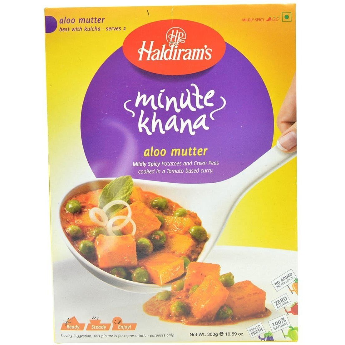 Haldiram's Minute Khana- Aloo Mutter 300 gms