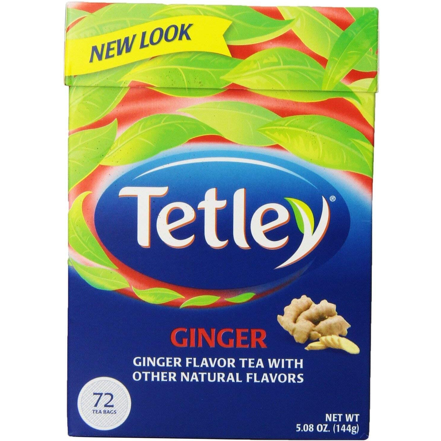 Tetley-Ginger flavour Tea 72 teabags