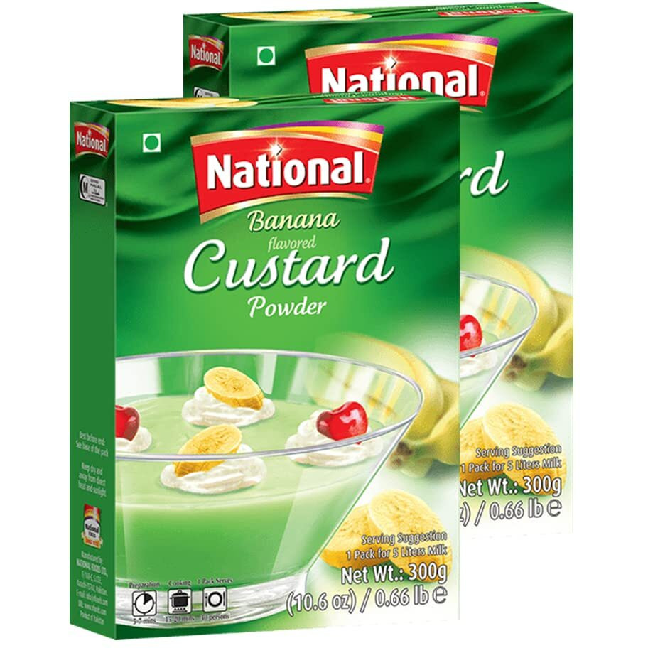 National Custard Powder- Banana Flavor 300 gms