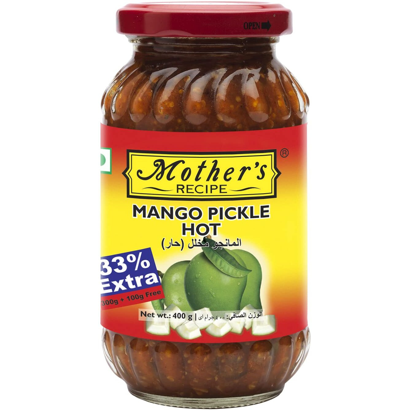 Mother's Recipe Mango Pickle -HOT 500 gms