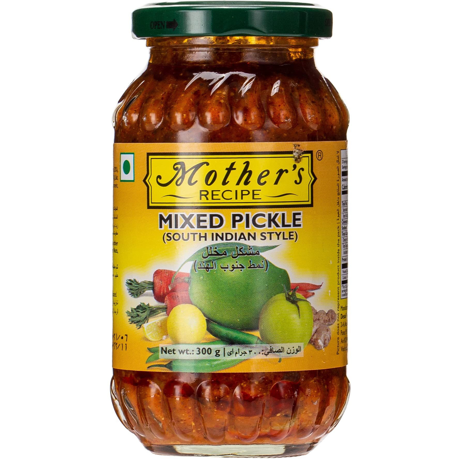 Mother's Recipe mixed Pickle South Indian style 300 gms