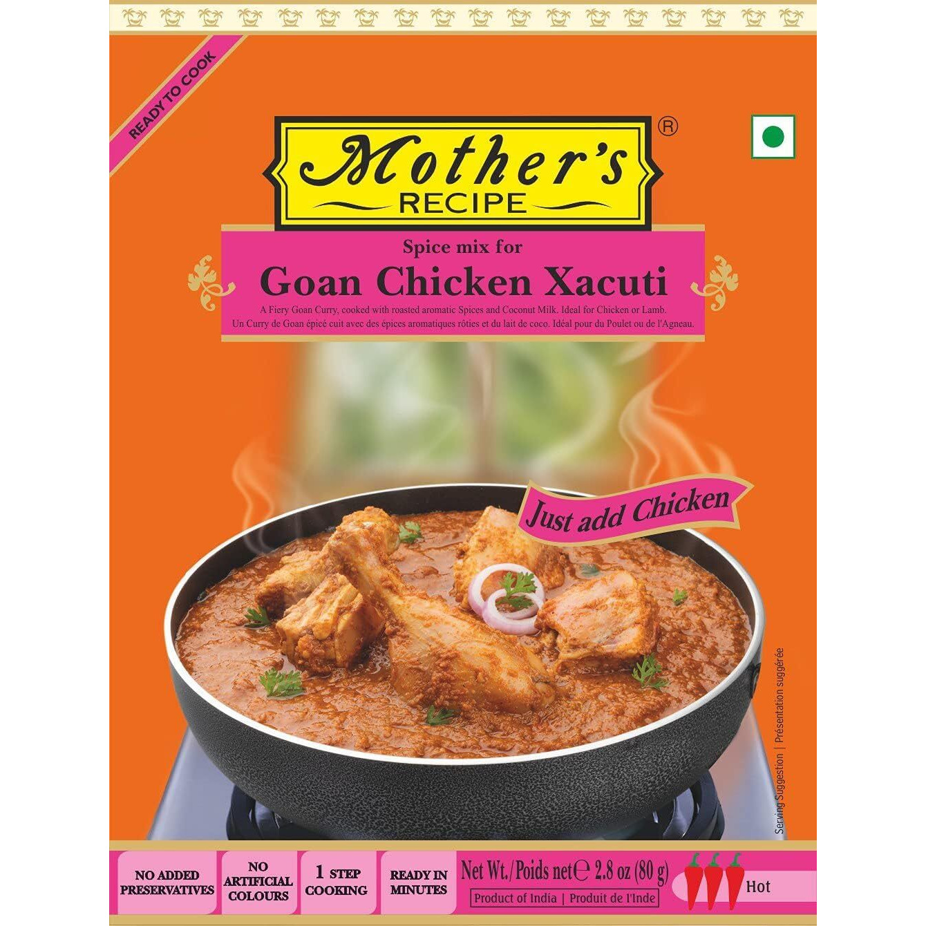 Mother's Recipe Spice Mix -goan Chicken Xacuti 80 gms