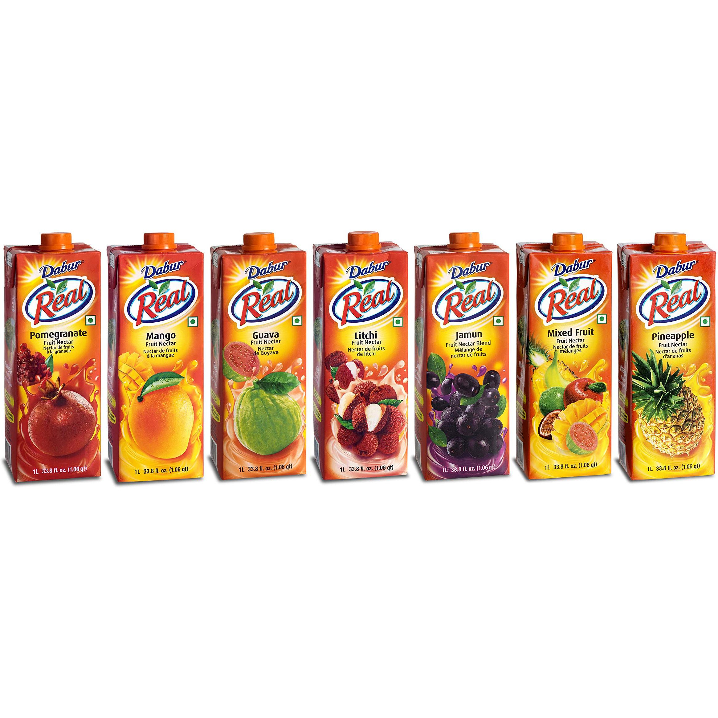 Dabur Real Mango Nectar 1 Ltr. [Pack of 3]