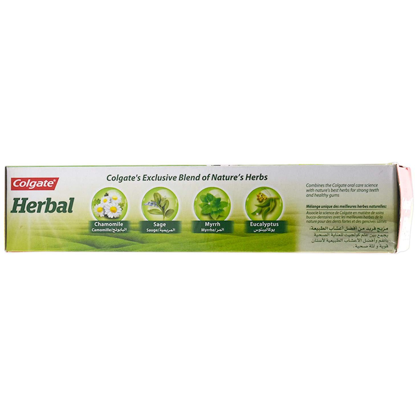 Colgate Fluoride Toothpaste- Herbal 154g (Pack of 4)