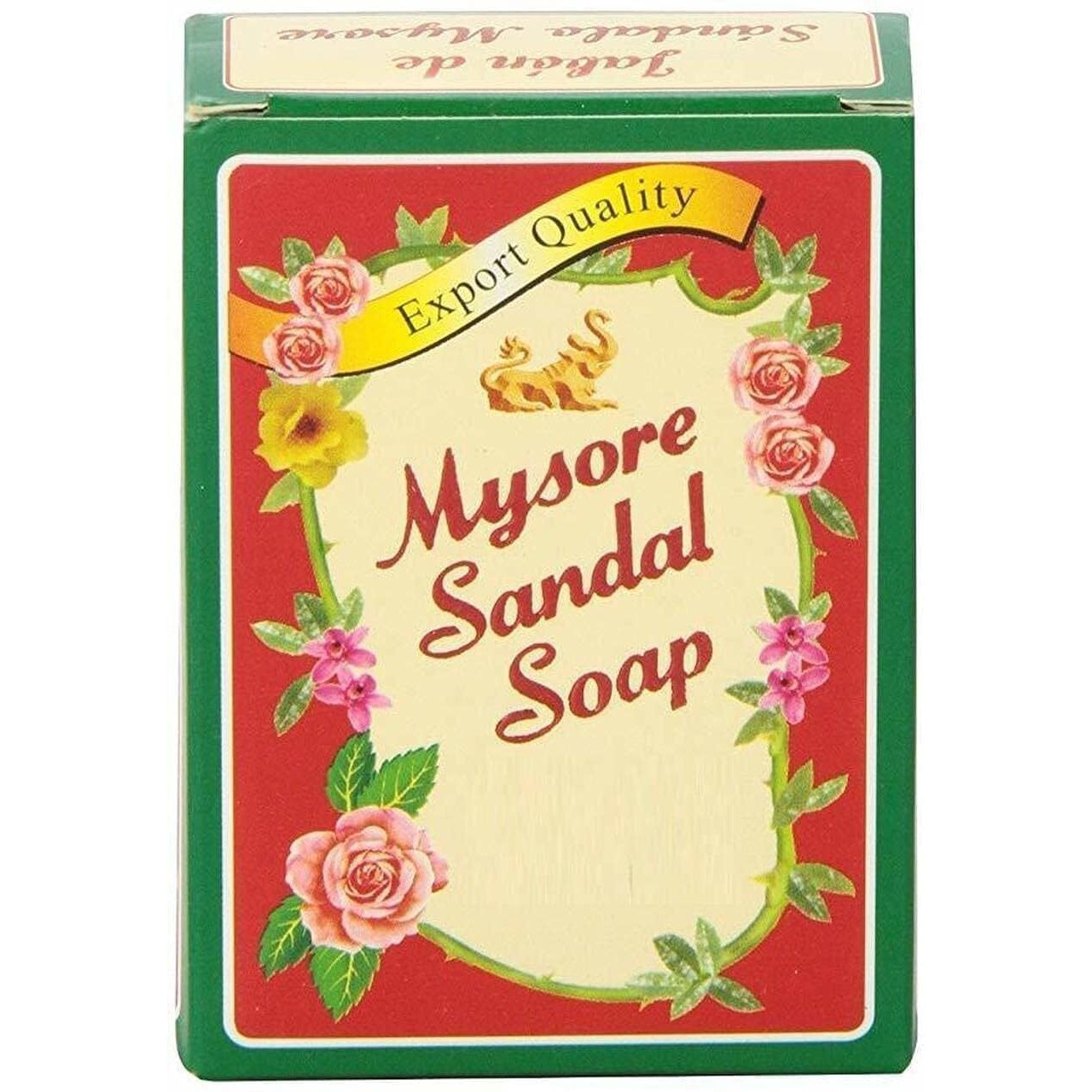 Mysore Sandalwood Sandal Soap 125g (Pack of 4)