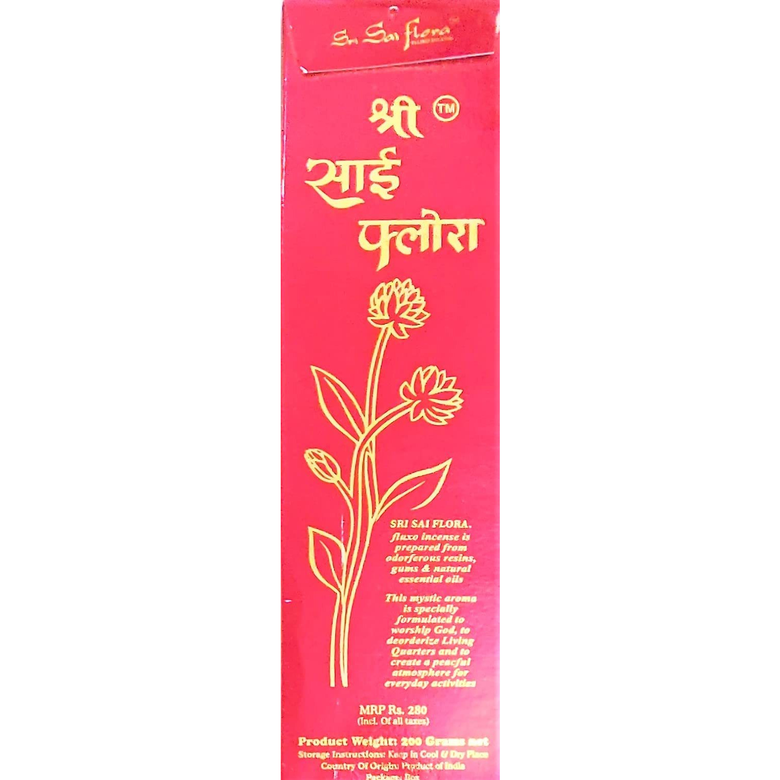 SAI Flora AGARBATTI 200GM