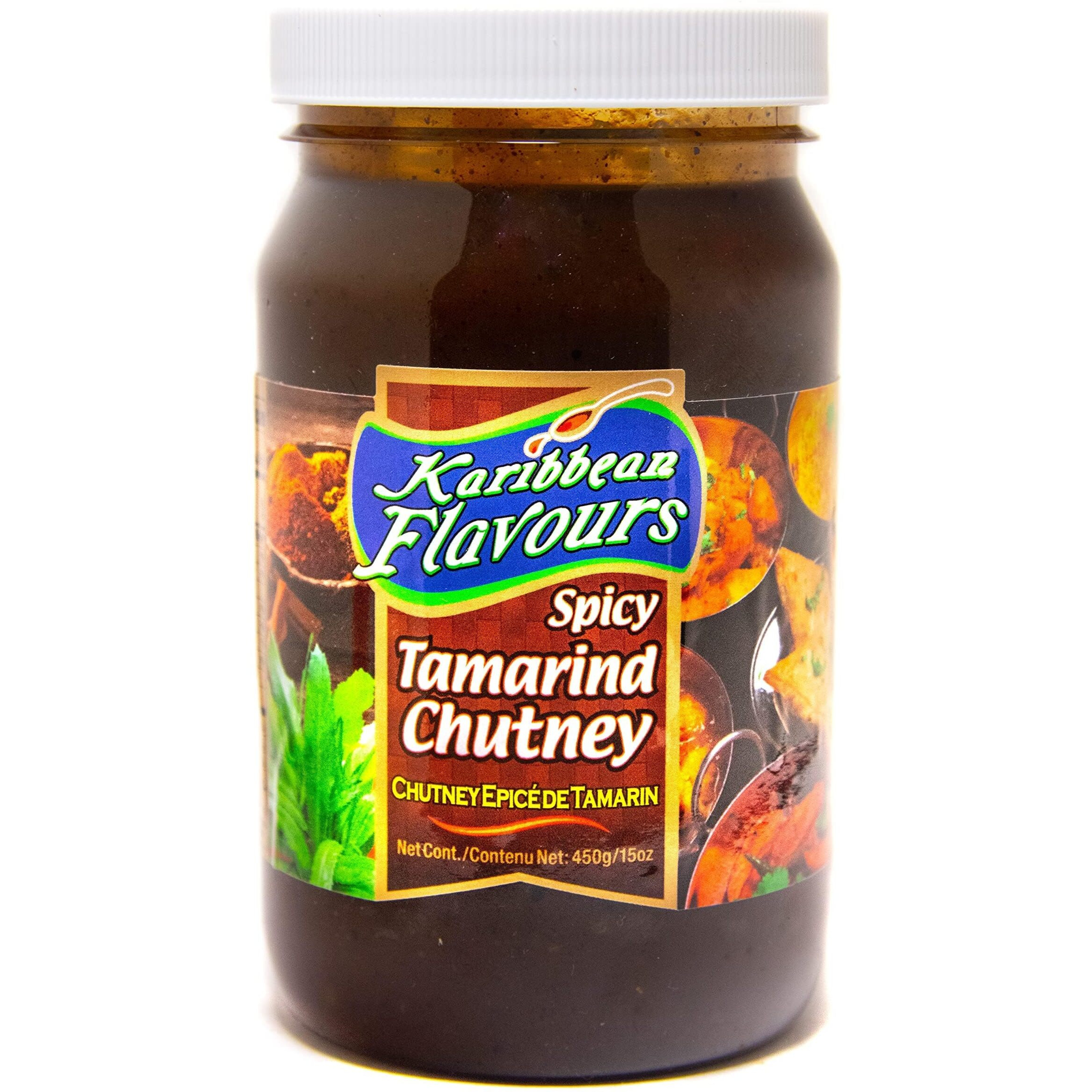 Premium Spicy Tamarind Chutney|Sauce 15 Oz (Tamarind) - Great Dipping Sauce For Samosas | Topping For Fish | Makes Sandiches Taste Better