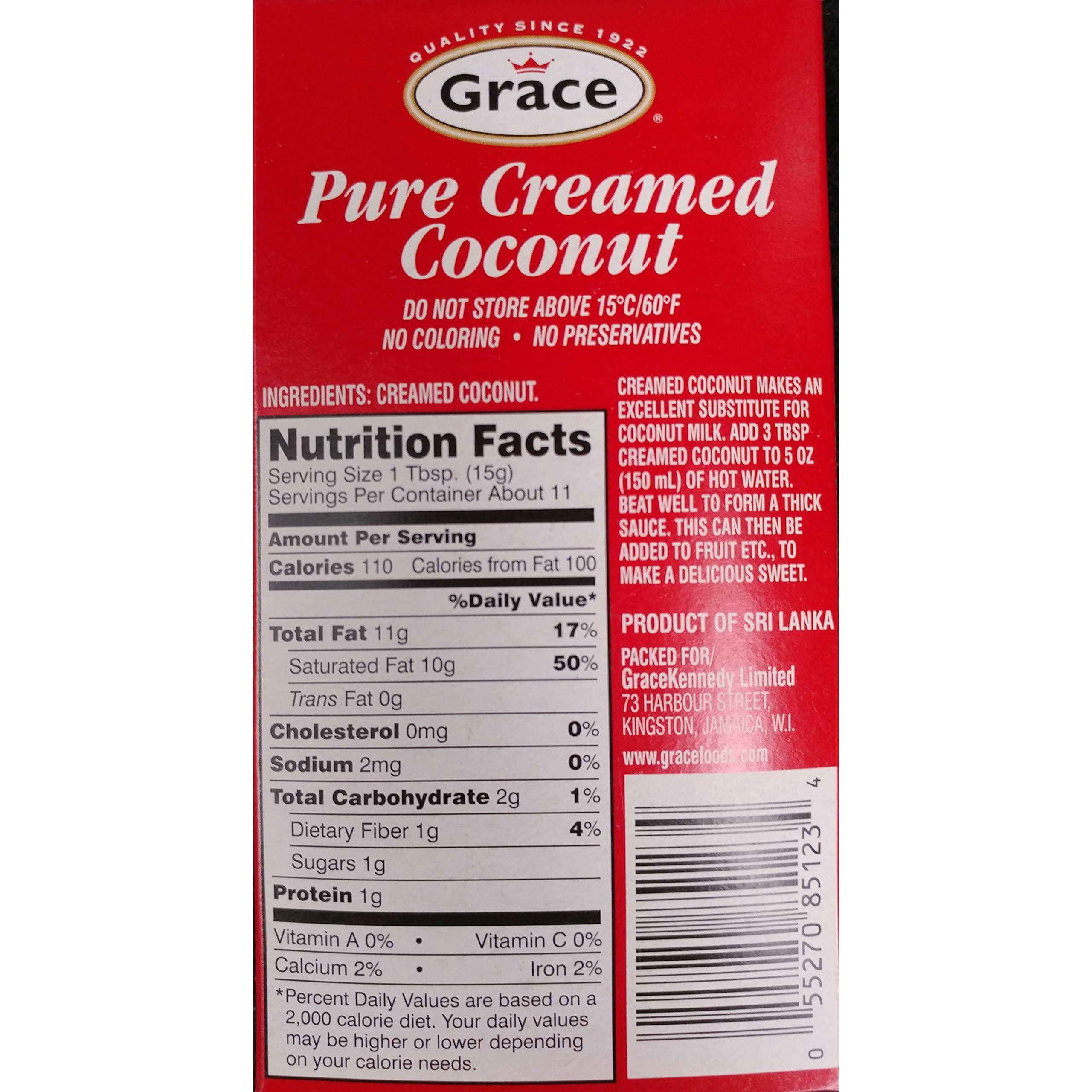 GRACE PURE CREAMED COCONUT 6 OZ 2PK