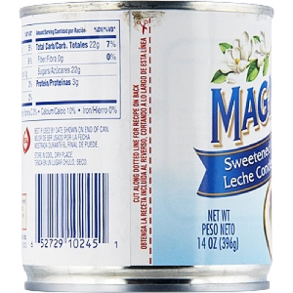 Borden, Magnolia, Seetened Condensed Milk, 14oz Can (Pack of 6)