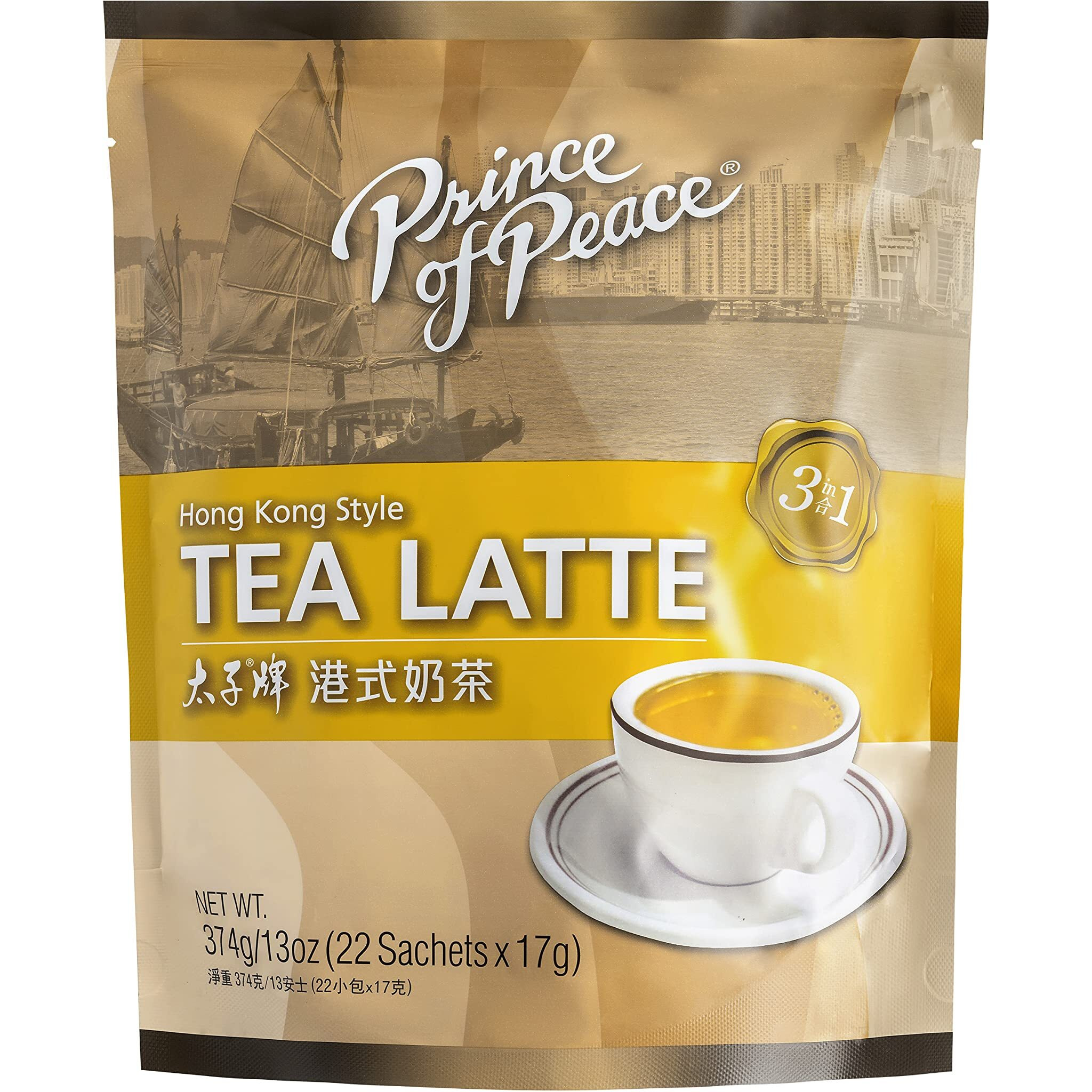 Prince of Peace 3 in 1 Hong Kong Style Tea Latte (22 Sachets)