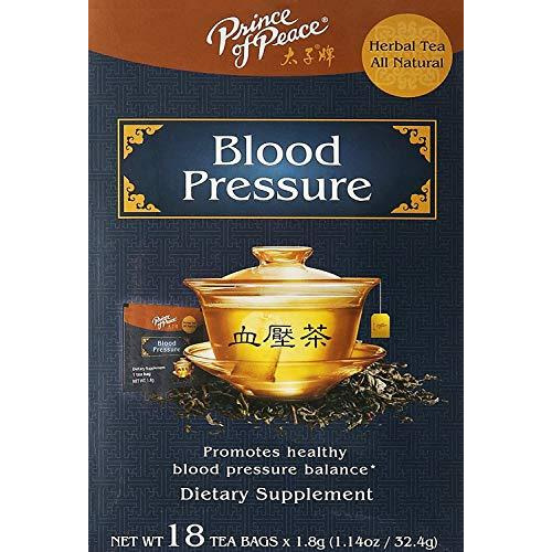 PRINCE OF PEACE Blood Pressure Herbal Tea 18 Bag, 1.14 oz