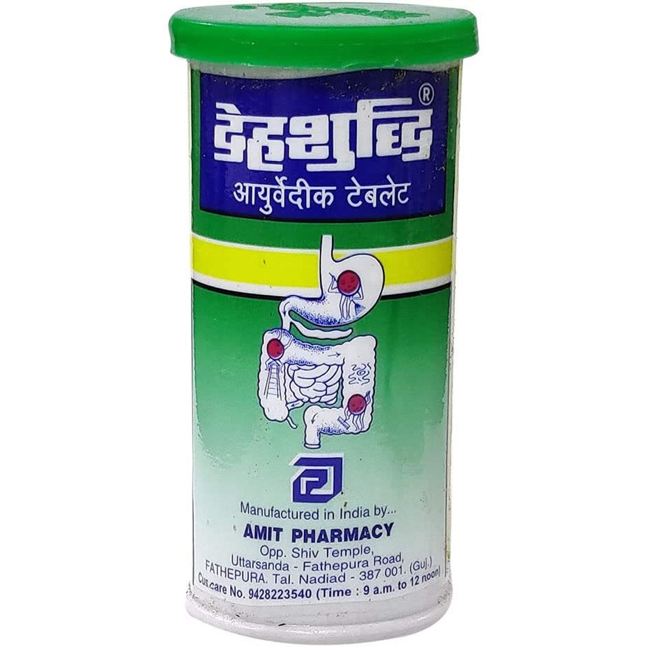 HerbalDeal Dehsuddhi Digest - Pack of 2 - Daily Digestive Formula - Ayurvedic Extract - Super Potent Extracts of Haritaki & Ginger + Nurturing Digestion Formula - 60 Tablets