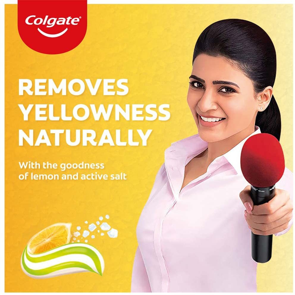 Colgate Active Lemon & Salt Healthy White Toothpaste - 200 g