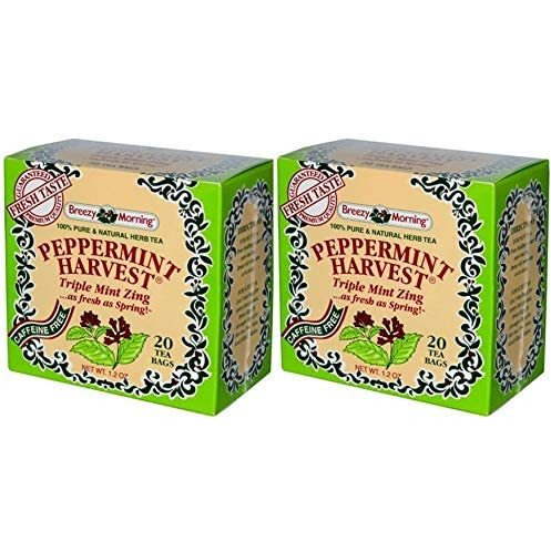 BREEZY MORNING PEPPERMINT TEA 2PK (40 BAGS)