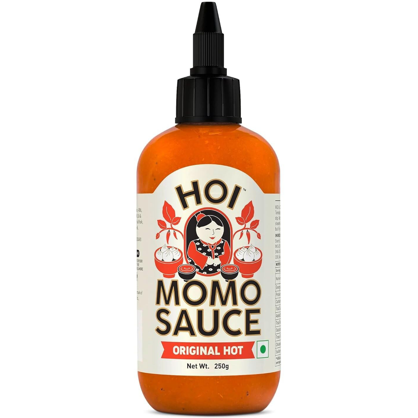 Hoi Momo Sauce - Original Hot, 250 g Pet Bottle