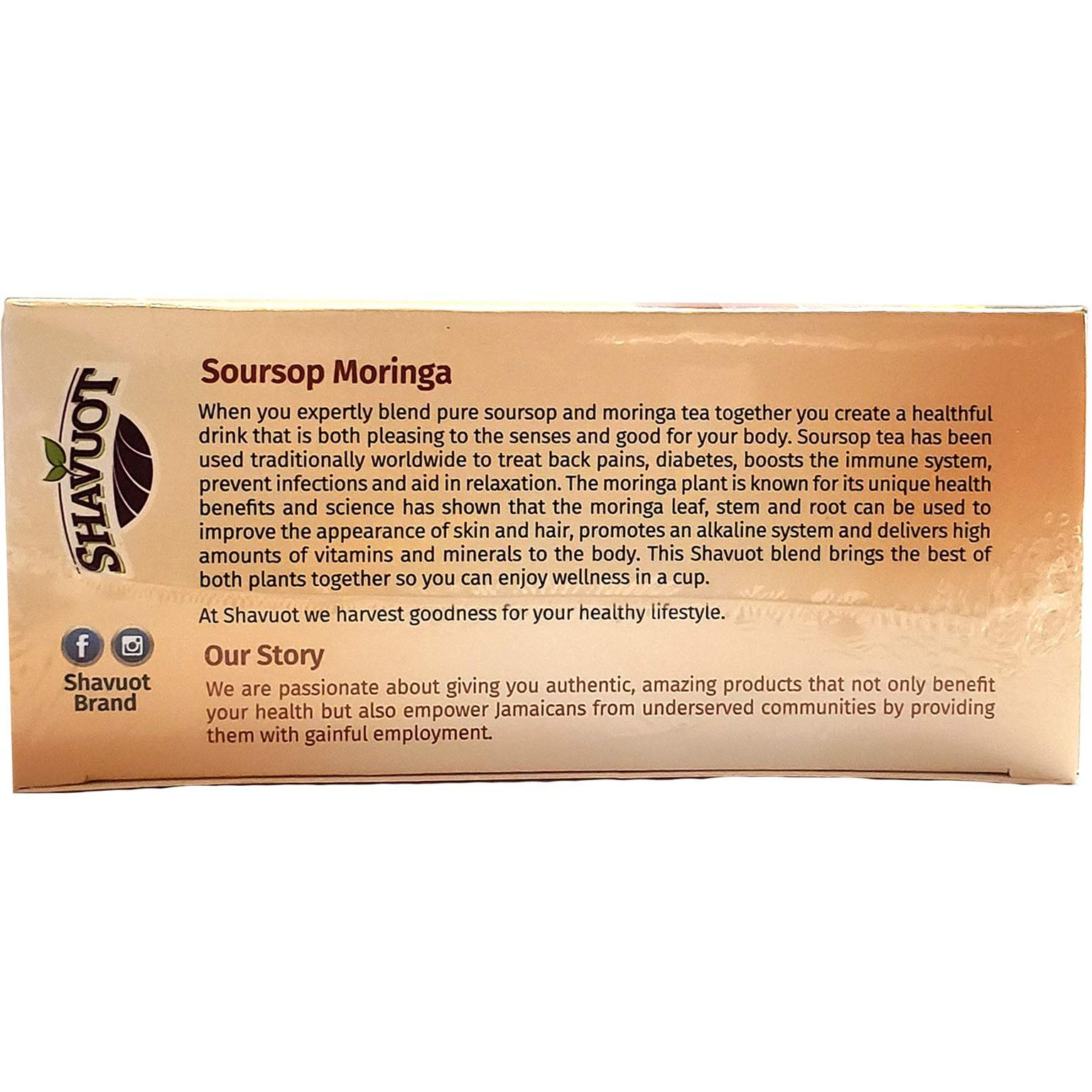 Soursop Moringa Tea (Pack of 3)