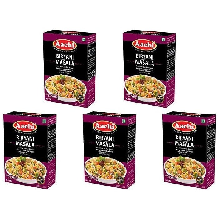 Pack Of 5 - Aachi Biryani Masala - 200 Gm