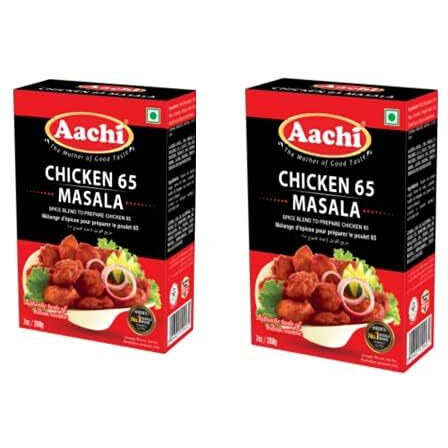 Aachi Chicken 65 Masala 200 GMS -TWIN PACK - PACK OF 2 ( 200 GMS X 2 )