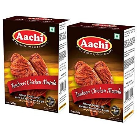 AACHI Tandoori Chicken Masala 200 gms -TWIN PACK- PACK OF 2 (200 gms X 2)