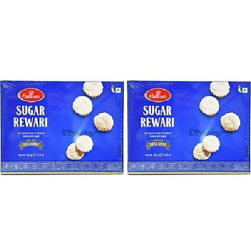 Pack Of 2 - Haldiram's Sugar Reari - 400 Gm (14.10 Oz)