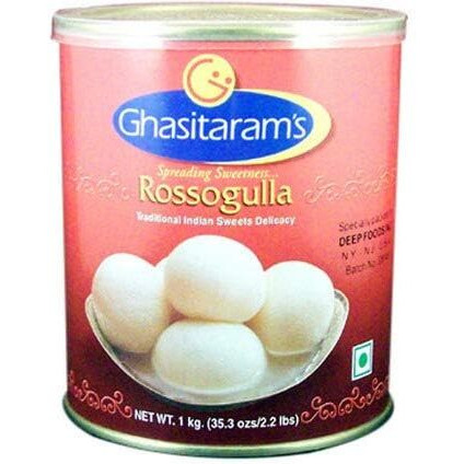 Pack Of 4 - Ghasitarams Rossogulla - 1 Kg