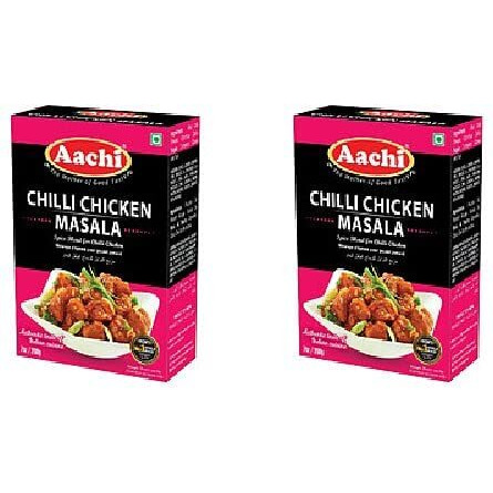 Pack Of 2 - Aachi Chilli Chicken Masala - 200 Gm