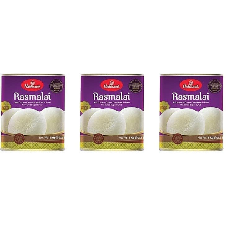 Pack Of 3 - Haldiram's Rasmalai - 1 Kg