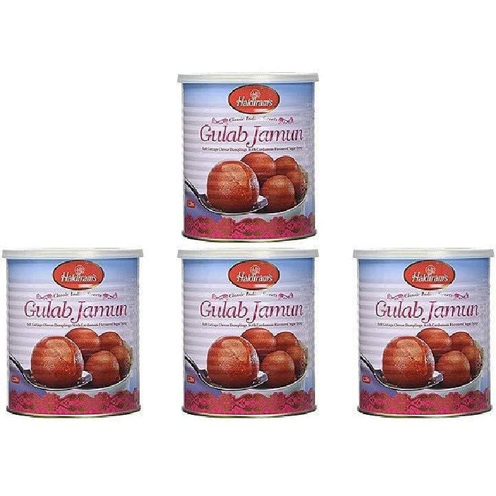 Pack Of 4 - Haldiram's Gulab Jamun - 1 Kg