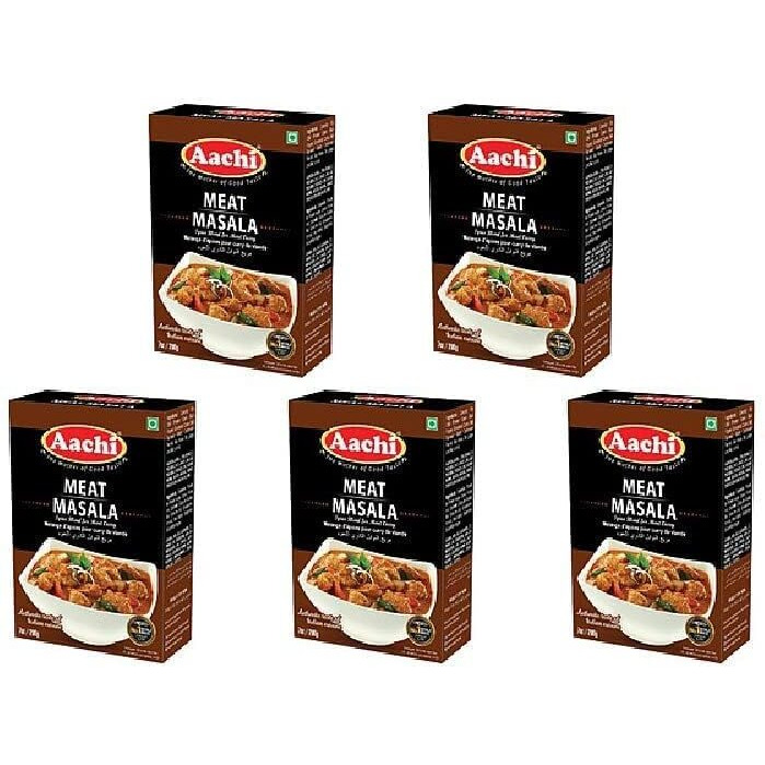 Pack Of 5 - Aachi Meat Masala - 200 Gm