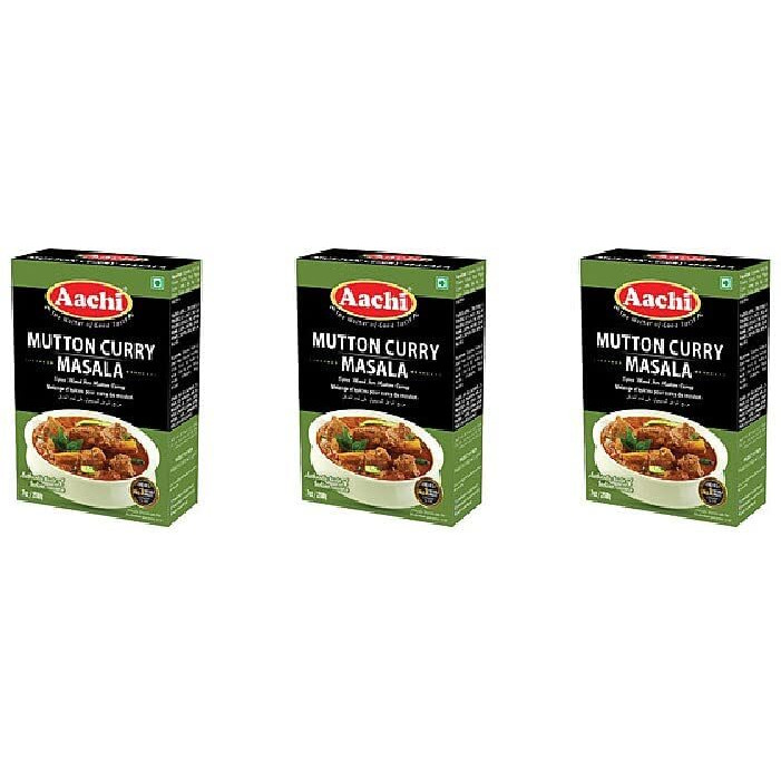 Pack Of 3 - Aachi Mutton Curry Masala - 200 Gm