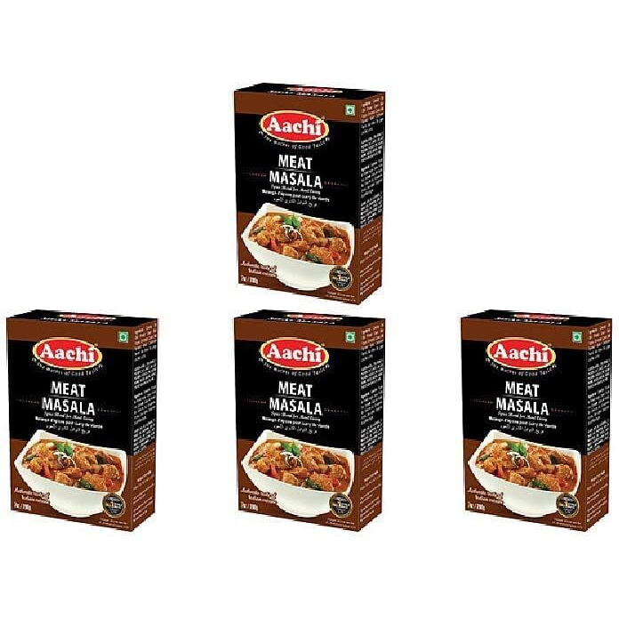 Pack Of 4 - Aachi Meat Masala - 200 Gm