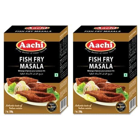 Aachi Fish Fry Masala 200 GMS -TWIN PACK - PACK OF 2 ( 200 GMS X 2 )