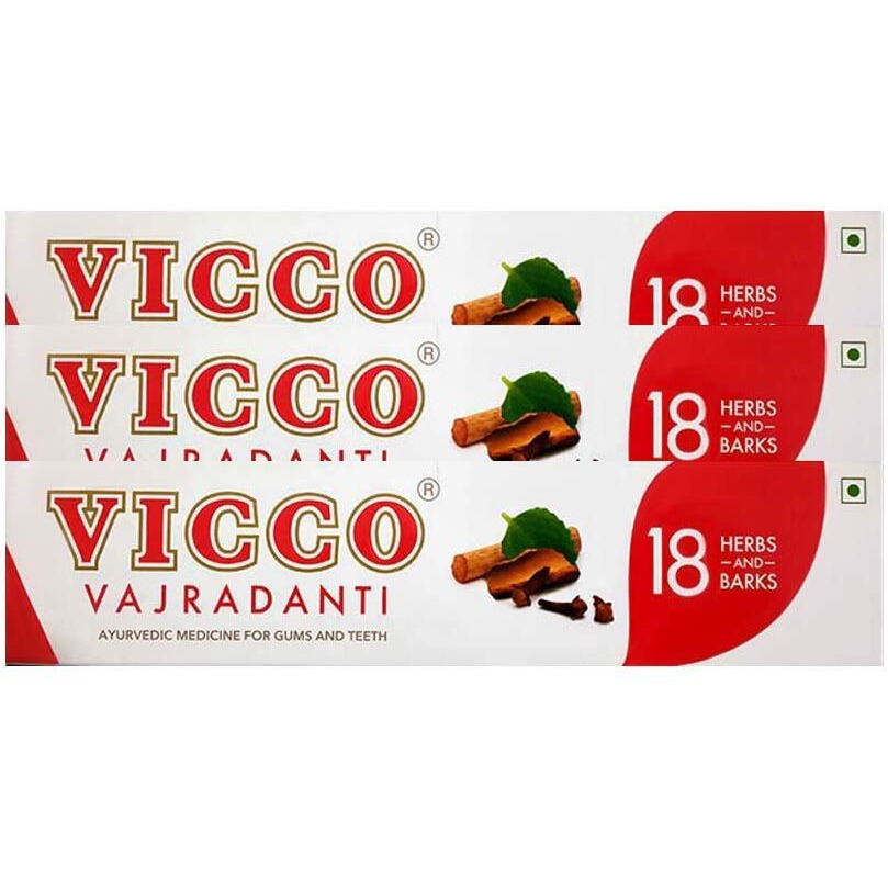 Vicco Vajradanti Toothpaste- 200g (Pack of 3)