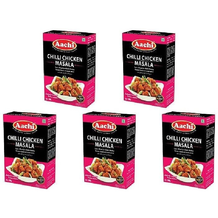 Pack Of 5 - Aachi Chilli Chicken Masala - 200 Gm