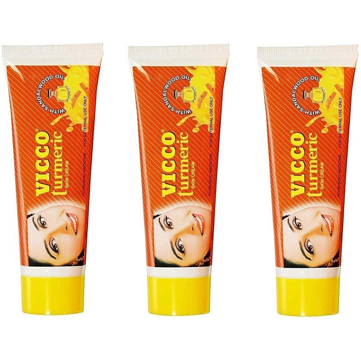 Vicco Turmeric Skin Cream-70g(Pack of 3)