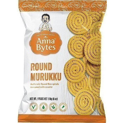 Anna Bytes Round Murukku - Round Rice Spirals