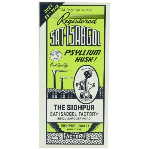 Telephone Sat-isabgol (psyllium Husk), 200-Gram Boxes (Pack of 5)