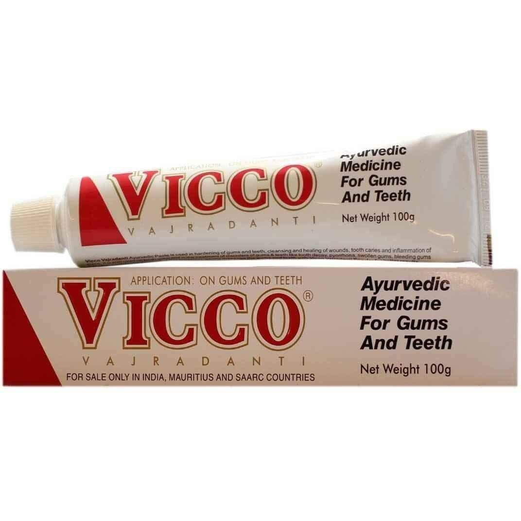 Vicco Vajradanti ToothPaste 200gm Ayurvedic For Gum and Teeth (Pack of 5)