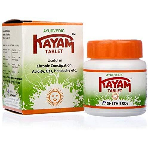 KAYAM Tablet Ayurvedic for Chronic Constipation Pack of 3 (30 Capsules Each)