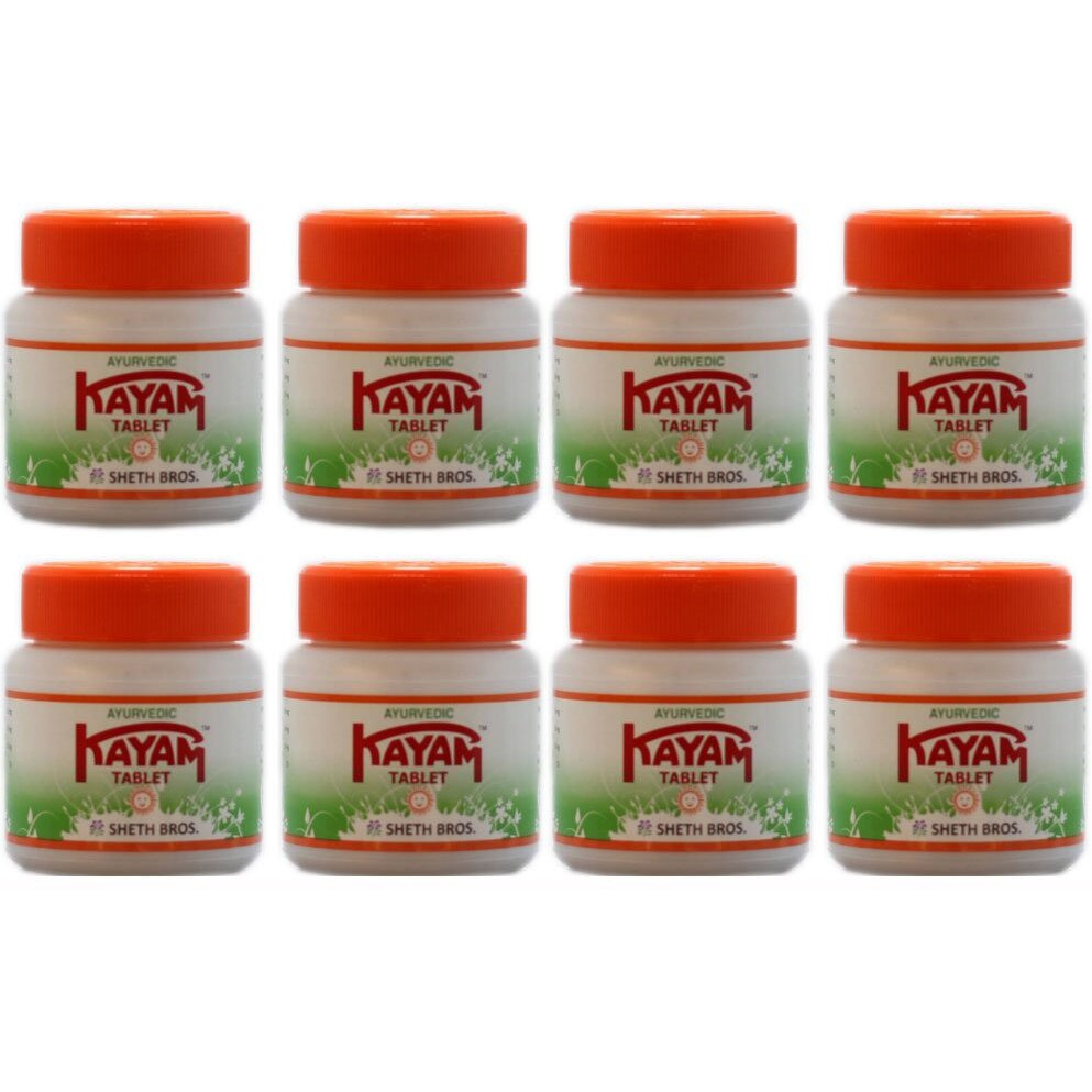 Pack of 8 - Ayurvedic Kayam Tablet - 30 Tablets